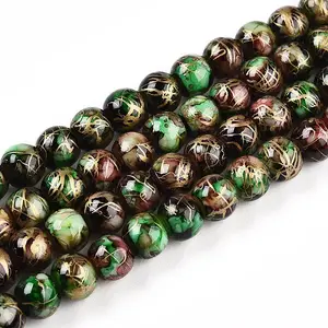 Baking Painted Glass Beads Strands