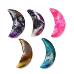 Moon Natural Druzy Geode Agate Ornament