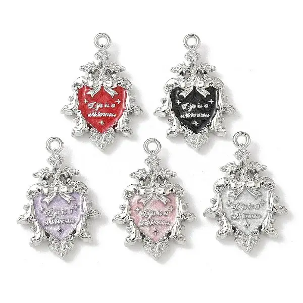 Alloy Enamel Pendants