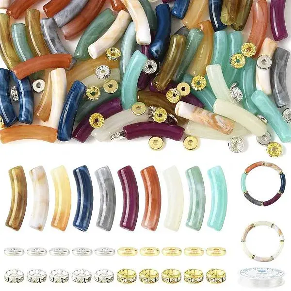 DIY Curved Tube Bracelet Making Kit