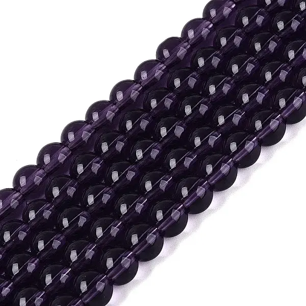 Transparent Glass Beads Strands