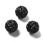 Acrylic Rhinestone Ball Beads