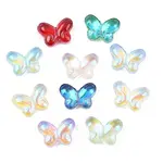 AB Color Plated Transparent Glass Beads
