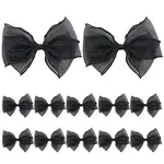 12Pcs Polyester Yarns Bowknot Ornament Accessories