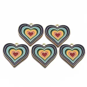Alloy Enamel Pendants