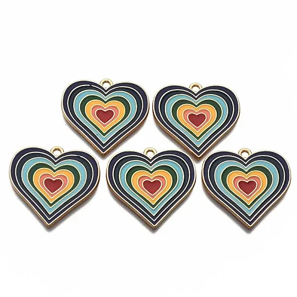 Alloy Enamel Pendants