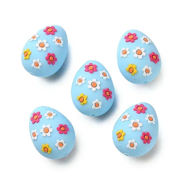 Easter's Day Silicone Beads