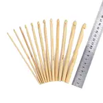 12Pcs Carbonized Bamboo Knitting Needles