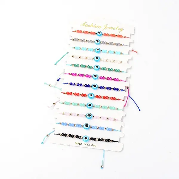 Adjustable Wax Braided Cord Bracelets