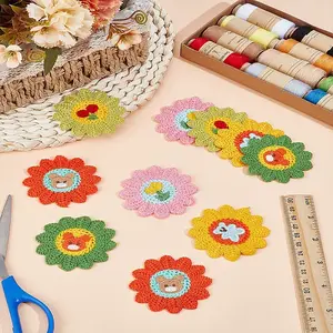 10Pcs 5 Colors Polyester Lace Embroidery Sewing Fiber