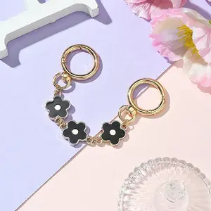 Plastic Enamel Flower Link Bag Strap