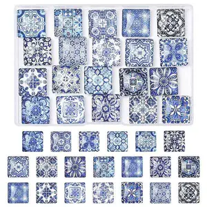 20Pcs Glass Cabochons