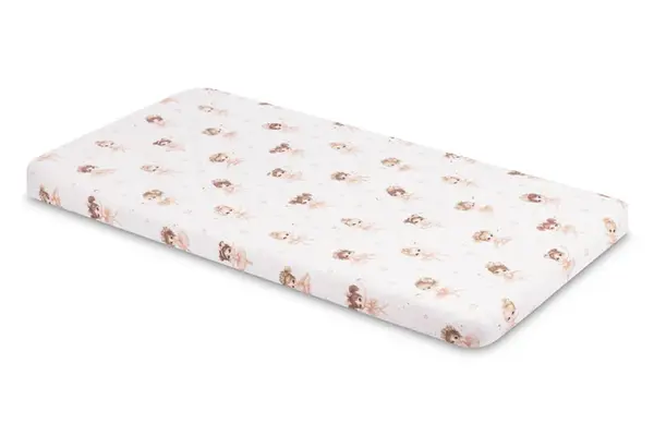 SENSILLO Prostěradlo do postýlky 60x120, bavlna, Baletka růžová