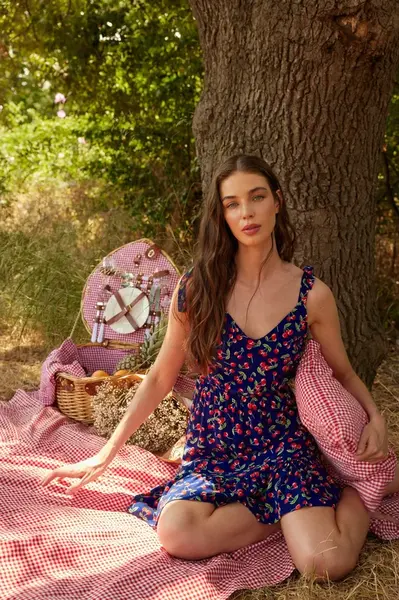 Dámské šaty Trendyol Lemon patterned