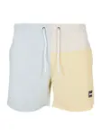 Urban Classics Plavecké šortky  svetlomodrá / svetložltá / biela