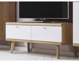 TV stolek Primo, dub riviera/bílý