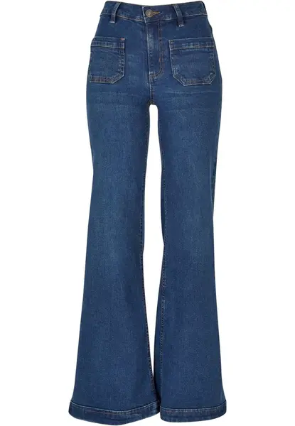 Urban Classics Džínsy  modrá denim