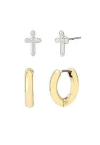 AllSaints Náušnice  zlatá / strieborná