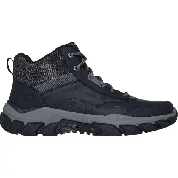 Skechers SANTORO - HOPKINS Pánska zateplená obuv, čierna, veľkosť