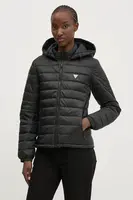 Bunda Guess Jeans černá barva, přechodná, W5RL99 WHAB2
