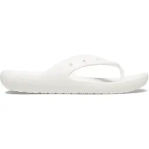 Crocs CLASSIC FLIP V2 Unisex žabky, bílá, velikost 39/40