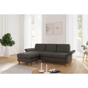 Sit & More ROHOVÁ SEDAČKA, textil, barvy grafitu