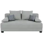 P & B ROZKLÁDACÍ POHOVKA, textil, kompozitní dřevo, šedá