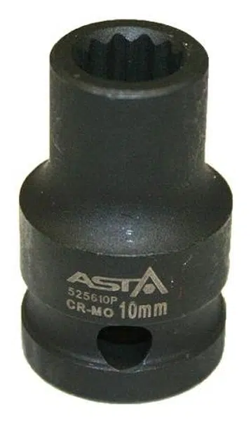 Hlavice nástrčná úderová 1/2" 27 mm, 12hranná - ASTA Velikost: 11 mm