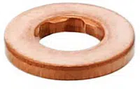 Elring Těsnění pod vstřikovače diesel common rail 7 x 13,8 x 1,85 mm, měděné Velikost: 7.07x14.9x2.1 mm