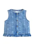 Next Vesta  modrá denim / svetlomodrá