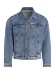 GUESS JEANS Prechodná bunda  modrá denim