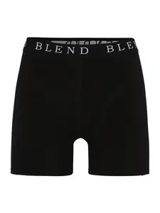 BLEND Boxerky 'Ned'  čierna / biela