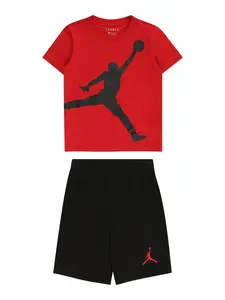 Jordan Set 'JUMBO'  tmavočervená / čierna