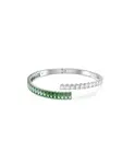 Swarovski Náramok 'Matrix'  zelená / strieborná / priehľadná