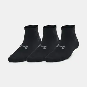 Under Armour Essential 3pk Qtr Yth Socks