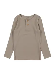 NAME IT Tričko 'Kab'  tmavošedá