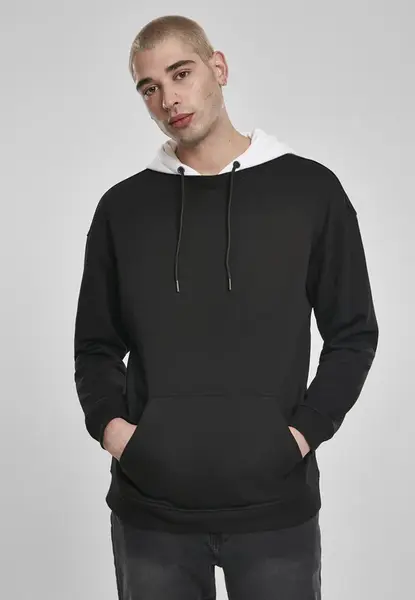 Čierna oversized mikina s kapucňou