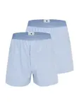 JBS OF DENMARK Boxerky  svetlomodrá / biela