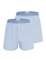 JBS OF DENMARK Boxerky  svetlomodrá / biela