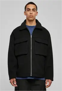 Large pocket blouson black