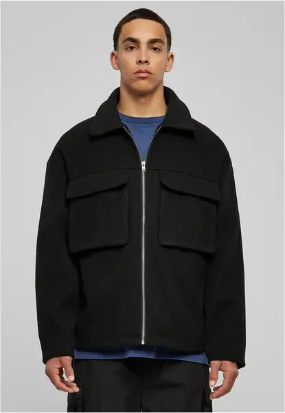 Large pocket blouson black