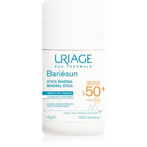 Uriage Bariésun Mineral Stick SPF 50+ minerálna ochranná tyčinka na citlivé miesta SPF 50+ 18 g