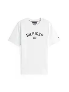 TOMMY HILFIGER Tričko  námornícka modrá / biela