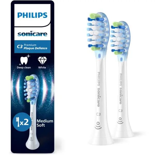 Philips Sonicare Premium Plaque Defense HX9042/87 náhradní hlavice pro zubní kartáček 2 ks