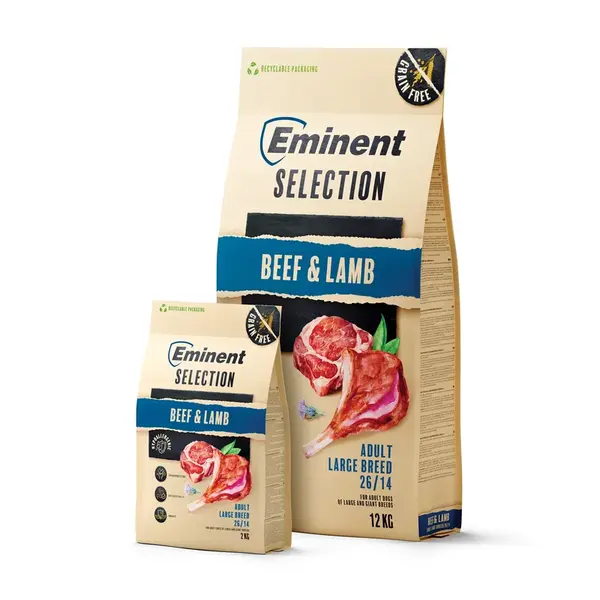 Eminent Selection Adult Large Breed suché krmivo pro psy - hovězí, jehněčí 2 kg