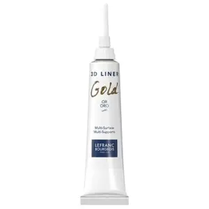 Kontura na sklo L&B 3D liner - Vitrail Pearl White 20 ml