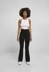 Dámské legíny Organic Interlock Bootcut černé