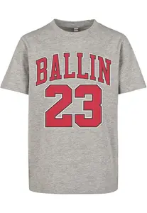 Kids Ballin 23 Tee heather gray