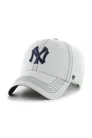 Kšiltovka 47 brand MLB New York Yankees šedá barva, s aplikací, BCPTN-CONCU17GWS-GY15