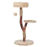 DUVO+ Škrabací strom NINA z prírodného dreva 46x40x86cm